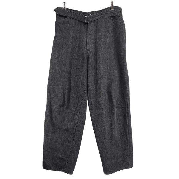 COMOLI コモリ 22SS デニムベルテッドパンツ ベルト ジーンズ