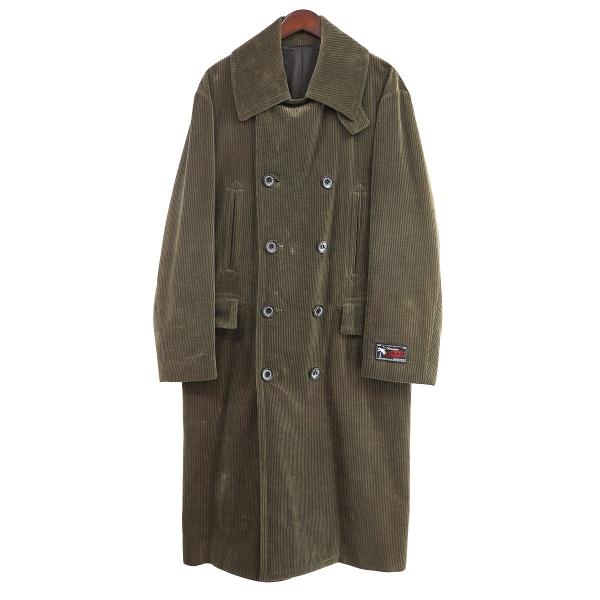 DAIRIKU ダイリクコーデュロイ ロング ピーコート 黒 M DAIRIKU ダイリクコーデュロイ ロング ピーコート 黒 M - メルカリ