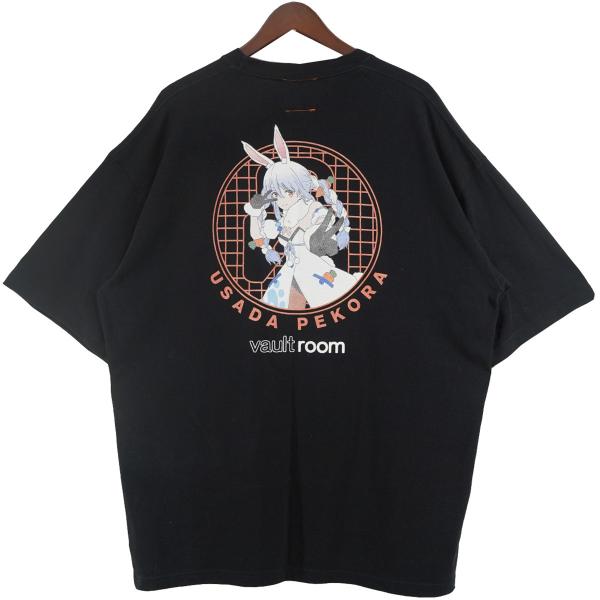 値下げ】VAULTROOM 23AW VR × PEKORA TEE VTuber「兎田ぺこら」 ロゴ T