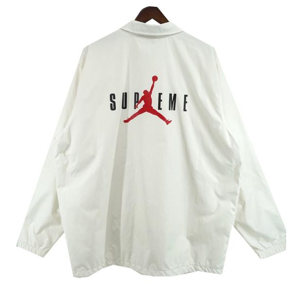 【SUPREME】 【新品】エアージョーダン コラボ コーチジャケット Supreme（シュプリーム） 【値下げ】Supreme×JORDAN 15AW Jordan