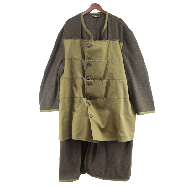 e*s様 コムデギャルソンオムプリュス25AWウール寅壱 外着用無 M 即完売品 未使用 25aw コムデギャルソンオムプリュス ウールギャバ 寅壱パンツ M