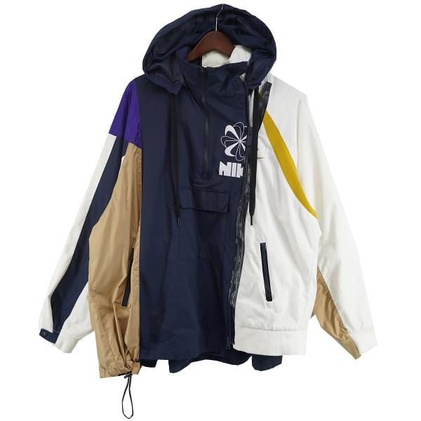 【hiroさま専用】sacai ナイロンフーデッドジップアップジャケット Sacai ジップアップ ジャケット | ブラック | FARFETCH JP