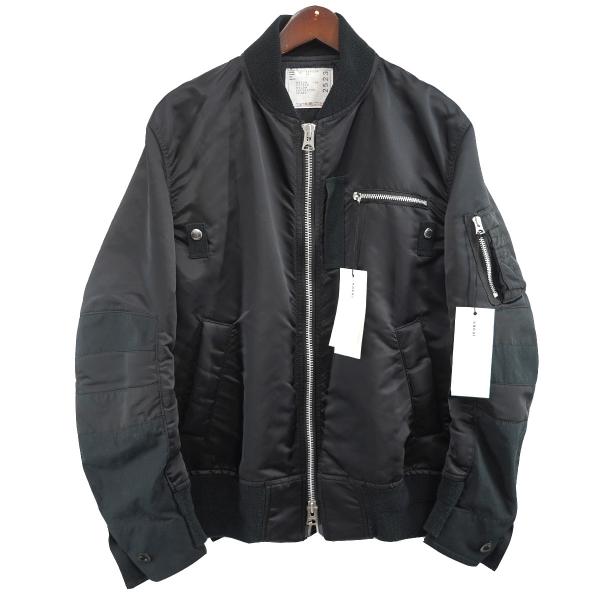 美品 Sacai　23SS ナイロンツイル ボンバージャケット　МA‐1 sacai - 【美品】 sacai / サカイ | 2023AW | Nylon Twill Blouson
