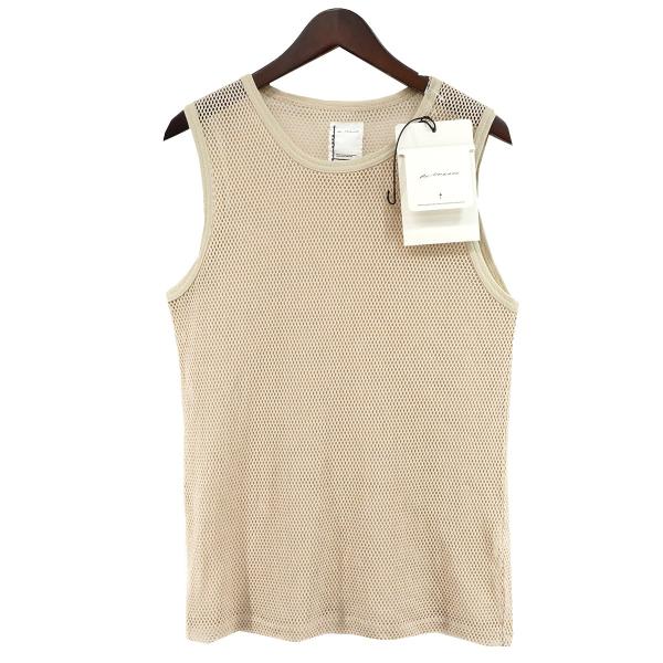 blackbird メッシュタンクトップ サイズ1 ベージュ ブラックバード BLACKBIRD 26SS mesh tanktop メッシュ タンックトップ