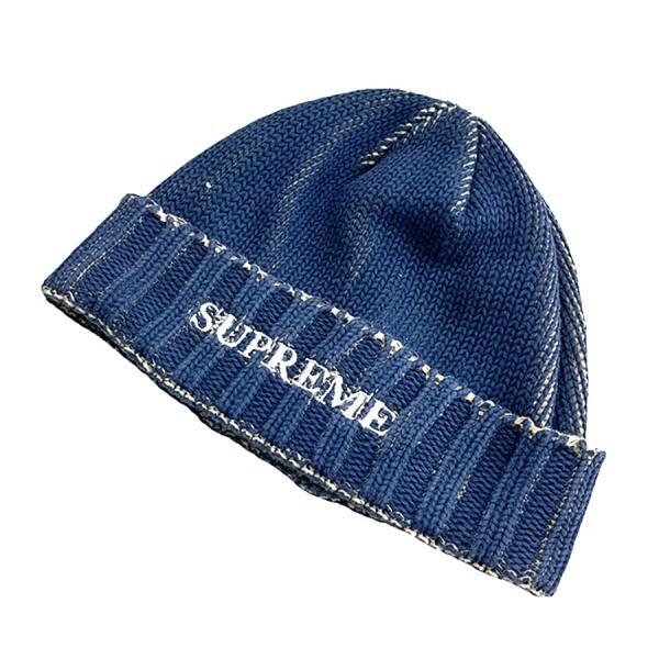 Supreme Overprint Beanie ブルーR専用 Overprint Supreme ブルーR専用
