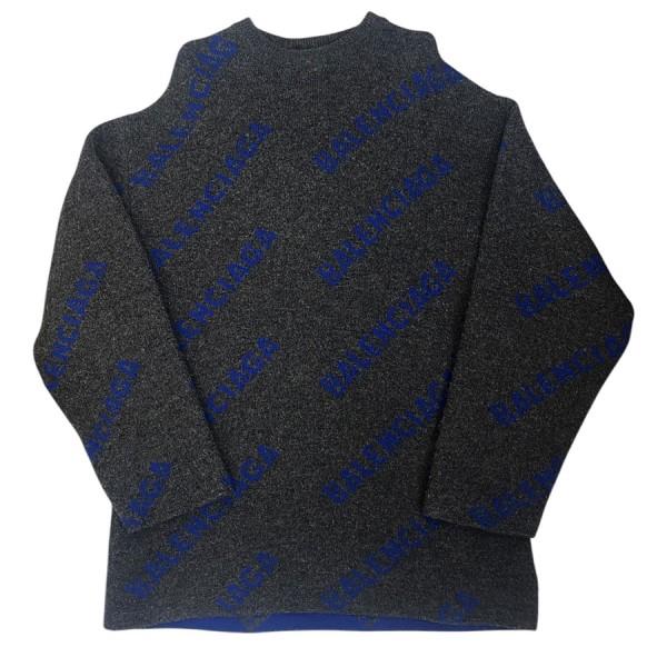 BALENCIAGA バレンシアガ　ロゴニットセーター　最終値下げ 最終値下げ】BALENCIAGA バレンシアガ ロゴ ニット