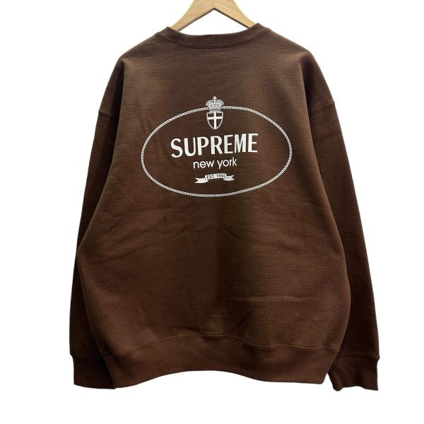 SUPREME シュプリーム 24AW 有用 Crest Crewneck クレストロゴクルー 