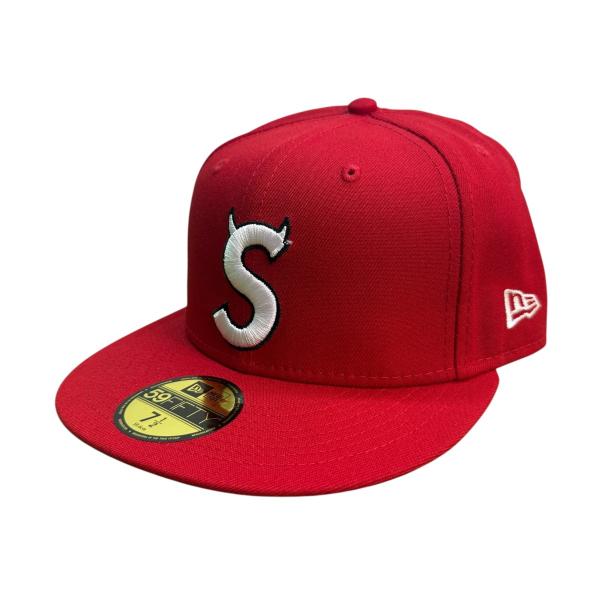 ⚠️1回使用タグ付　⚠️ シュプリーム　デビル　ツノ　キャップ　ニューエラ Supreme シュプリーム 22AW／ S Logo New Era ／デビルSロゴ