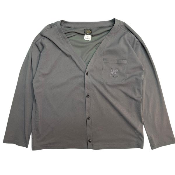 Needles × Charcoal別注ニードルス メッシュVネックカーディガン 値下げ】Needles×Charcoal TOKYO 別注 V／Neck Pocket Cardigan