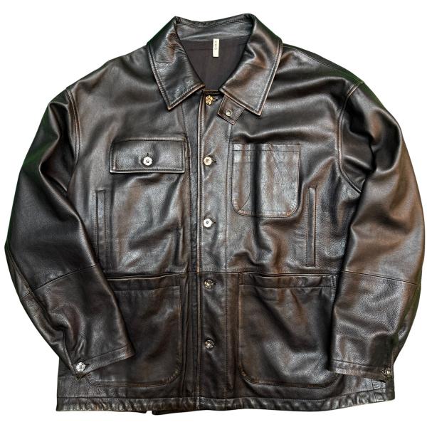 cece シーシーユー CCU 24AW／ CHORE JACKET ユーズド加工チョア