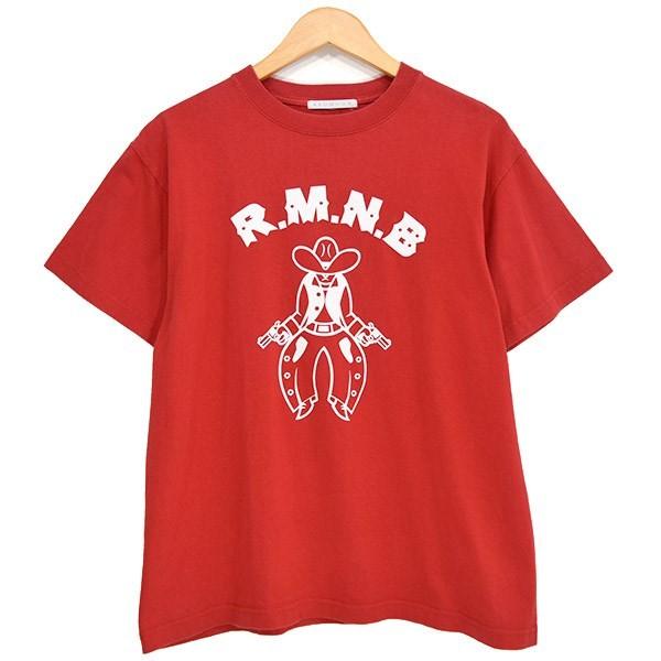 レア!! BABYL RED MOON 紅月Tシャツ 希少Sサイズ♪ REDMOON（レッドムーン） プリントTシャツ レッド サイズ：38 (新潟