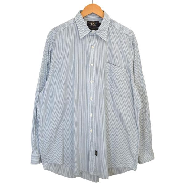 ダブルアールエル　ダッフルコート　三ツ星タグ　パープルレーベルシャツ　セット RRL Ralph Lauren（ダブルアールエル） RRL マルチストライプシャツ