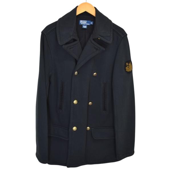 ポロラルフローレン ピーコート スウェット 金ボタン ミリタリー ヴィンテージ ポロラルフローレン ピーコート スウェット 金ボタン ミリタリー