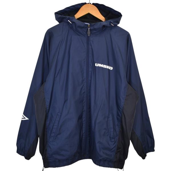 umbro（アンブロ） ナイロンパーカー 90-00Sヴィンテージ ネイビー