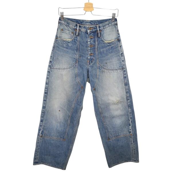 パンツ SUGARHILL Double Knee Bell Bottom Denim Sugar（シュガー） シュガーヒル×アンユーズド SUGARHILL×UNUSED FADED