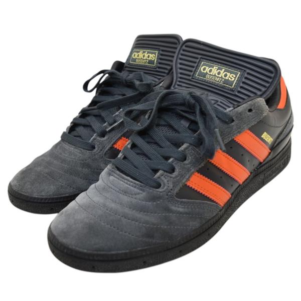 アディダススケートボーディング adidas SKATEBOARDING BUSENITZ ブセニッツ GW3111 グレー×オレンジ サイズ：US