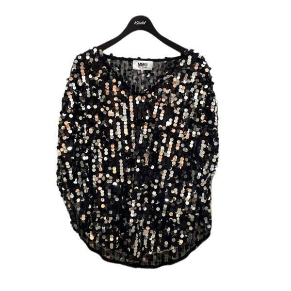 マルタンマルジェラ MM6 Maison Margiela スパンコールトップス  