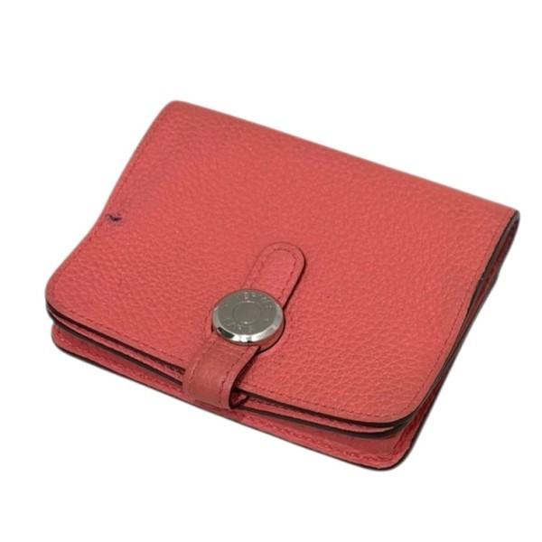 エルメス HERMES ドゴン ケース付き ピンク HERMES（エルメス） ドゴン コイン・カードケース ピンク