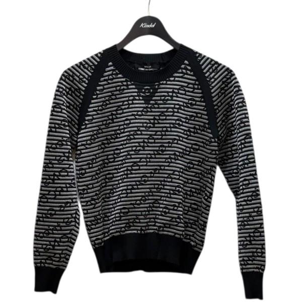 tricot COMME des GARCONS トリココムデギャルソン ロゴボーダーニット