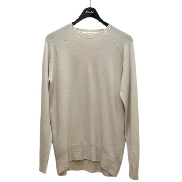 【極美品】ドゥーズィエムクラス　CAPRIクルーネックプルオーバー　ベージュ CAPRI クルーネック プルオーバー（ニット／セーター）｜Deuxieme
