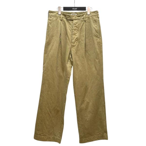 AURALEE（オーラリー） AURALEE PRODUCT DYED FINX CHINO ONE-TUCK