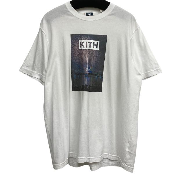 キス KITH 21AW Tokyo Fireworks Tee東京1周年記念限定Tシャツ