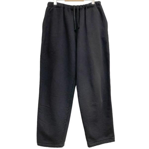 COMOLI コモリ 23AW コットン吊裏毛 パンツ スウェットパンツ ブラック 