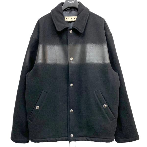 MARNI コーティング加工 中綿 ウール コーチジャケット 46 正規品 MARNI コーティング加工 中綿 ウールコーチジャケット 46 正規品