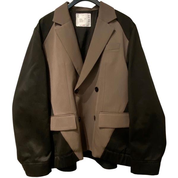 sacai サカイ 25SS Doeskin Mix Jacketドッキングジャケット sacai サカイ 25SS Doeskin Mix Jacketドッキングジャケット