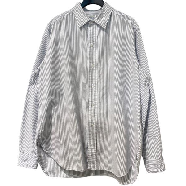 25SS アプレッセ シャツ アプレッセ A．PRESSE 25SS Regular Collar Shirtストライプ