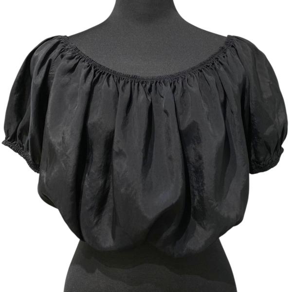 未使用【yo BIOTOP】cupro gather puff blouse 未使用【yo BIOTOP】cupro gather puff blouse BIOTOP