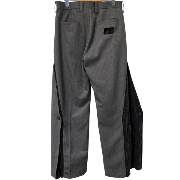 ヌルス NULLUS 25AW QUILL PEN TAILORED TROUSERワイドレイヤード