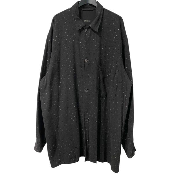 comoli コモリ シルク混 ドット シャツ COMOLI（コモリ） COMOLI 24SS シルクノイル ドット シャツジャケット