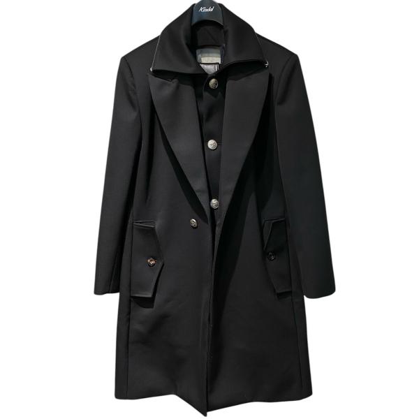 ヌルス NULLUS 24SS TWILL DECONSTRUCTED COATレイヤードロングコート