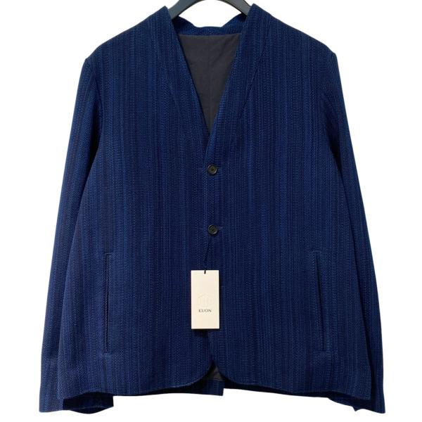QUON（クオン） KUON 25AW Aizome Sashiko Kimono Collar Blazer藍染め