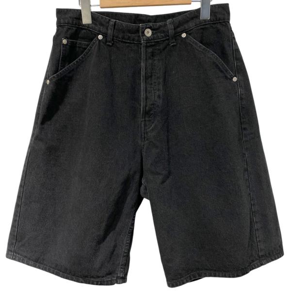 オヴィー OVY Black Wash Baggy Shorts ウォッシュ加工デニムハーフ
