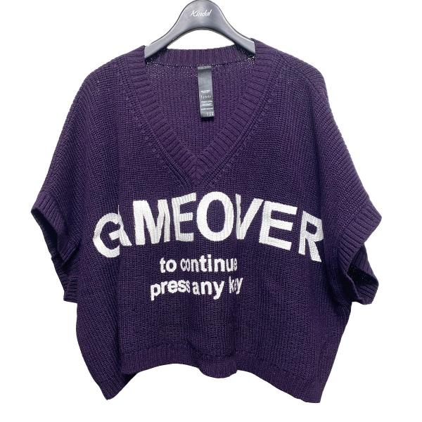 SHAREEF 20SS KNIT VEST GAME OVER 半袖ニット SHAREEF 20SS KNIT VEST GAME OVER 半袖ニット - メルカリ