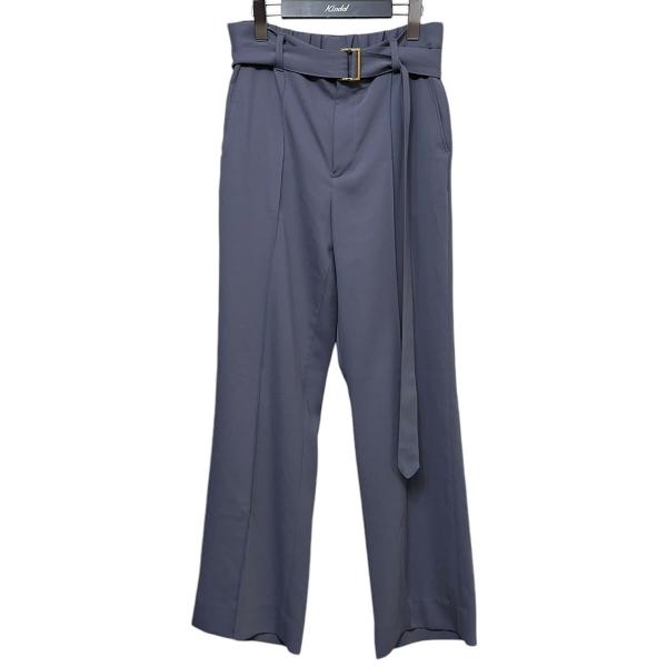 22-SS-032　ベルト付きフレアパンツ　CULLNI CULLNI（クルニ）の「22-SS-032 ベルト付きフレアパンツ