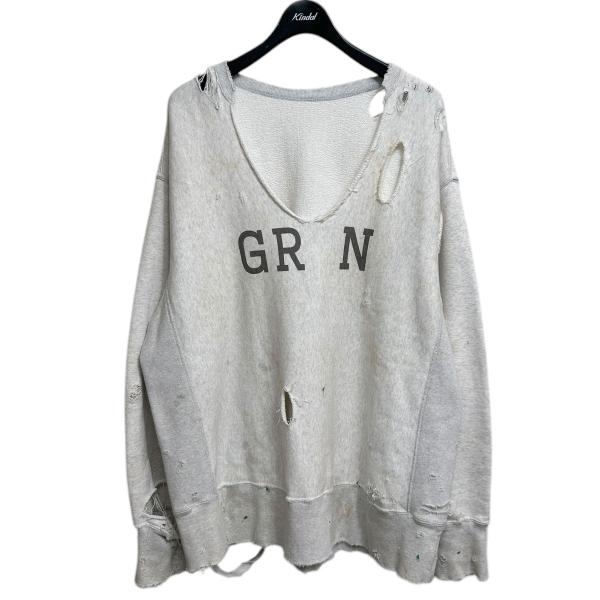 アンセルム ANCELLM AN M CRASH CREWNECK SWEAT SHIRT