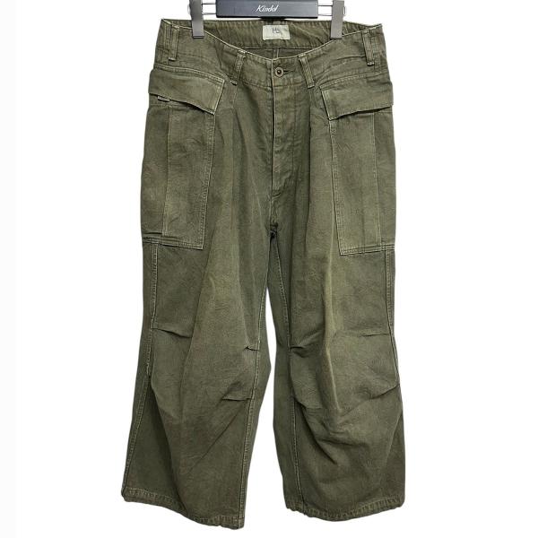 新品 herill ヘリル khaki別注 Duck Cargo Pants fd0e10f3c277ed997b69962279f69e