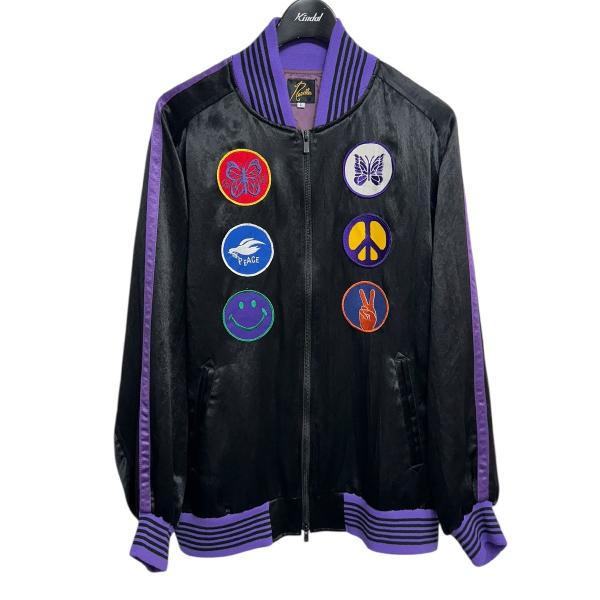 NEEDLES ニードルズ  レザー アワードジャケット スタジャン 新品未使用 Needles ニードルズ 23SS Award Jacket Acetate Sateen アワード
