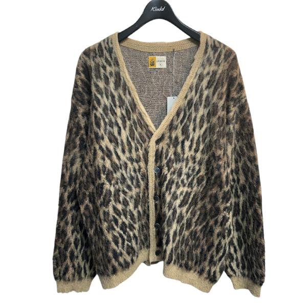 セントマイケル SAINT MICHAEL MOHAIR CARDIGAN レオパードモヘア