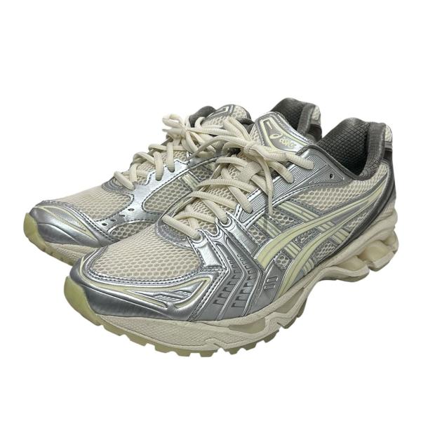 アシックス asics GEL-KAYANO 14 ゲルカヤノスニーカー 1203A575-100 CREAM／WHISPER GREEN サイズ：U