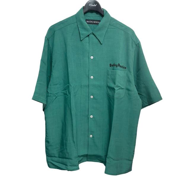 トップス WACKO MARIA 50'S SHIRT S/S L-GREEN WACKO MARIA（ワコマリア） WACKO MARIA 50'S SHIRT S S (TYPE-2) ロゴ