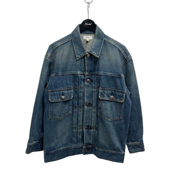 HYKE デニム ジャケット サイズ1 BIG FIT HYKE（ハイク） HYKE big fit デニムジャケット インディゴ サイズ：1