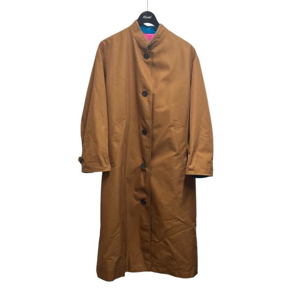 トーマスマグパイ THOMAS MAGPIE back line coat BROWN×TURQUOISE