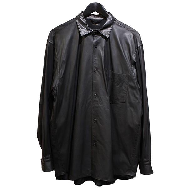 COMOLI 20AW レザー コモリシャツ ディアスキン サイズ3 【公式通販】