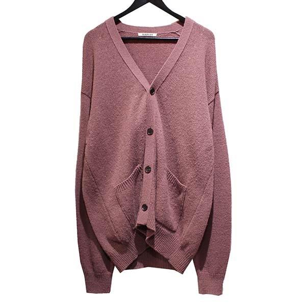 最旬トレンドパンツ 19aw Auralee Pure 青山店 サイズ 4 レッドブラウン ニットカーディガン Cardigan Knit Wool Shetland カーディガン Profinext Com