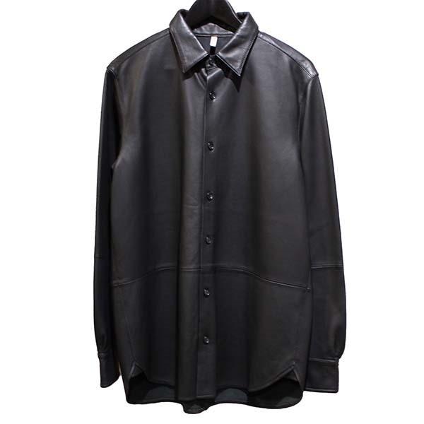 92%OFF!】 CCU シープスキン レギュラーカラーシャツ size１ 黒 