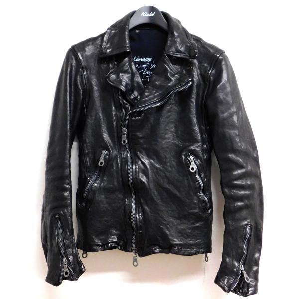 ISAMUKATAYAMA BACKLASH/ イタリアンホースレザー 製品染め ISAMU KATAYAMA BACKLASH イタリアンダブルショルダー製品染め